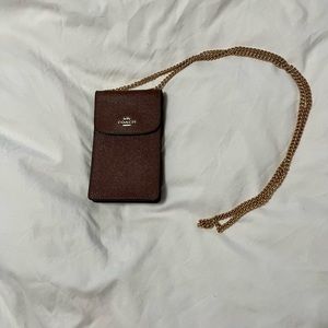 Coach cell phone purse
